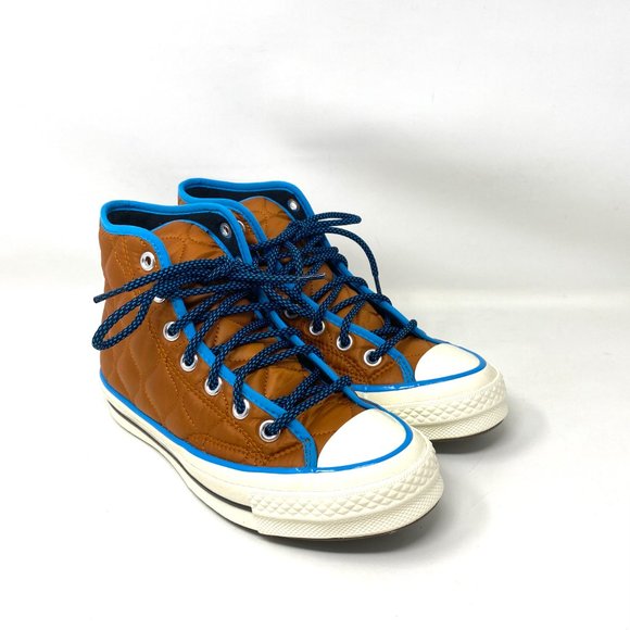 Converse Chuck 70 HI Amber Brown Blue High Top Shoes Women's Sneakers 169374C - Picture 8 of 10